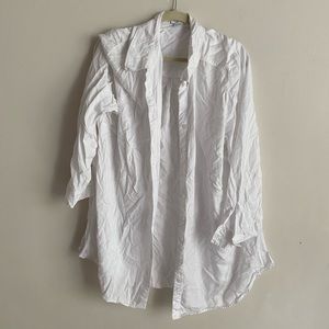 Comfy white button up